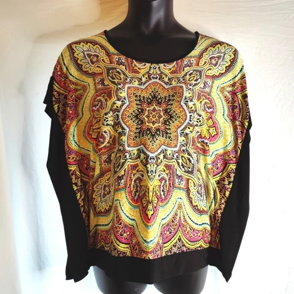 Pretty Kimono Blouse EUC ❤️👘 - Picture 1 of 8